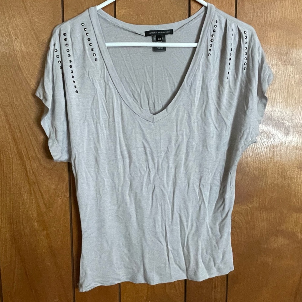 Urban Behavior Super Soft Stretchy T-Shirt Top Short Sleeves Sz S